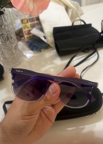 Parlak Mor Kadın Güneş Gözlüğü - Görsel 5