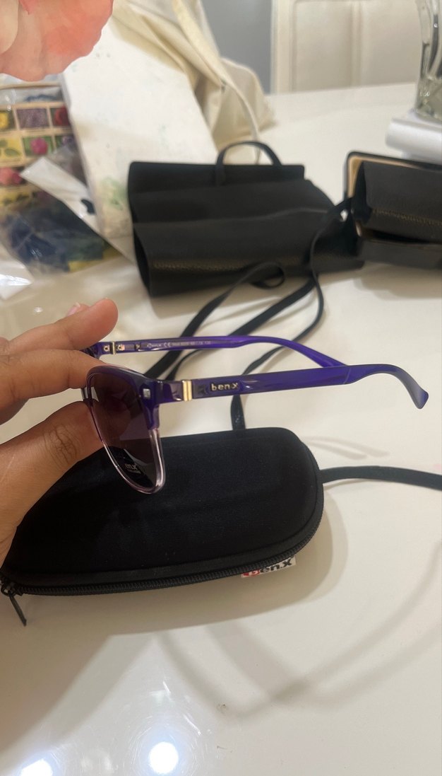 Parlak Mor Kadın Güneş Gözlüğü - Görsel 2