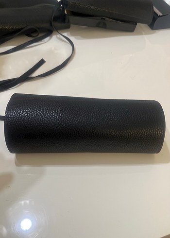 Siyah Kemer Detaylı Biker Erkek Kadın Güneş Gözlüğü - Görsel 7