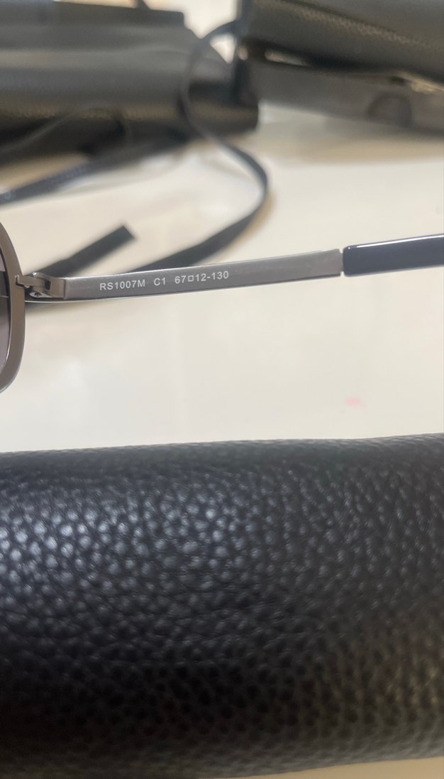 Siyah Kemer Detaylı Biker Erkek Kadın Güneş Gözlüğü - Görsel 4