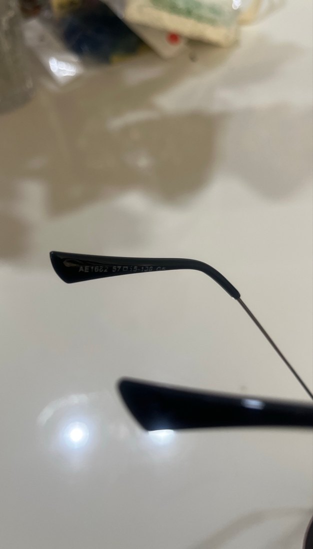 Gri Klasik Kadın Gözlüğü Tokalı - Görsel 4