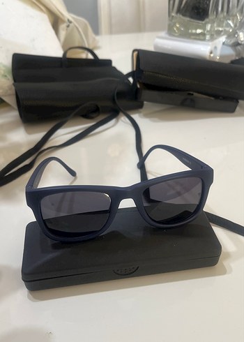Lacivert Minimalist erkek Güneş Gözlüğü