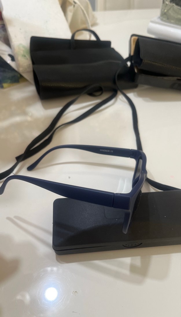 Lacivert Minimalist erkek Güneş Gözlüğü - Görsel 2