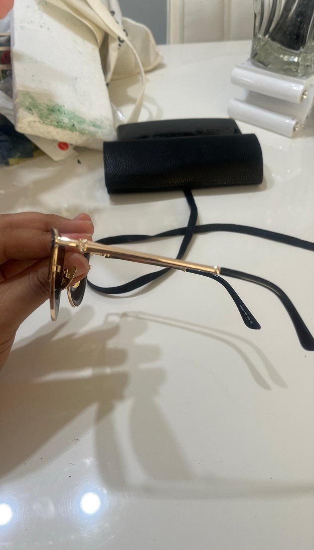 Aynalı Parlak Tokalı Kadın Güneş Gözlüğü - Görsel 2