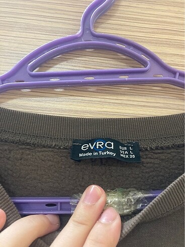 Diğer KAHVERENGİ CROP SWEATSHİRT