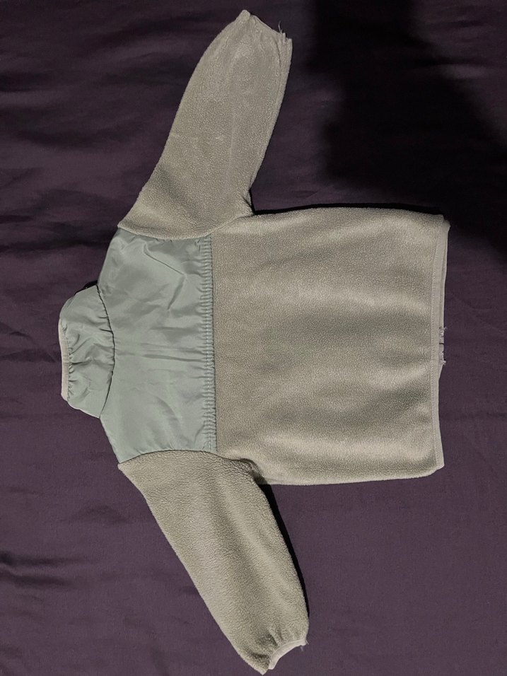 Yeşil Fermuarlı Erkek Çocuk Polar Ceket - Görsel 2