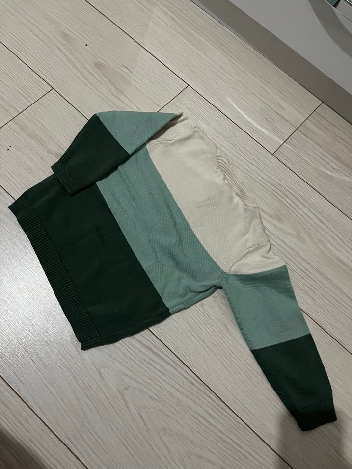 Erkek Çocuk Pamuklu Uzun Kollu Triko Kazak - Görsel 2