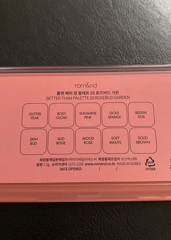 Romand Far Paleti Rosebud Garden 03 - Görsel 5