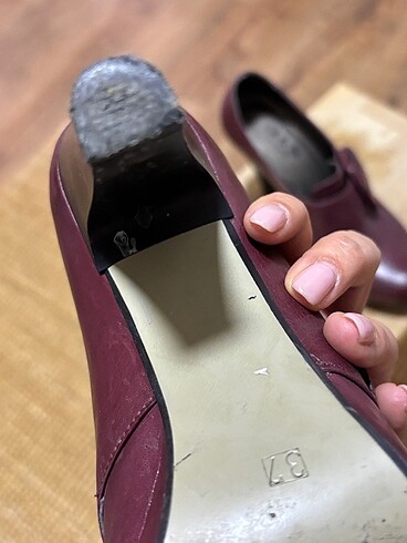 37 Beden bordo Renk KADIN TOPUKLU BOT