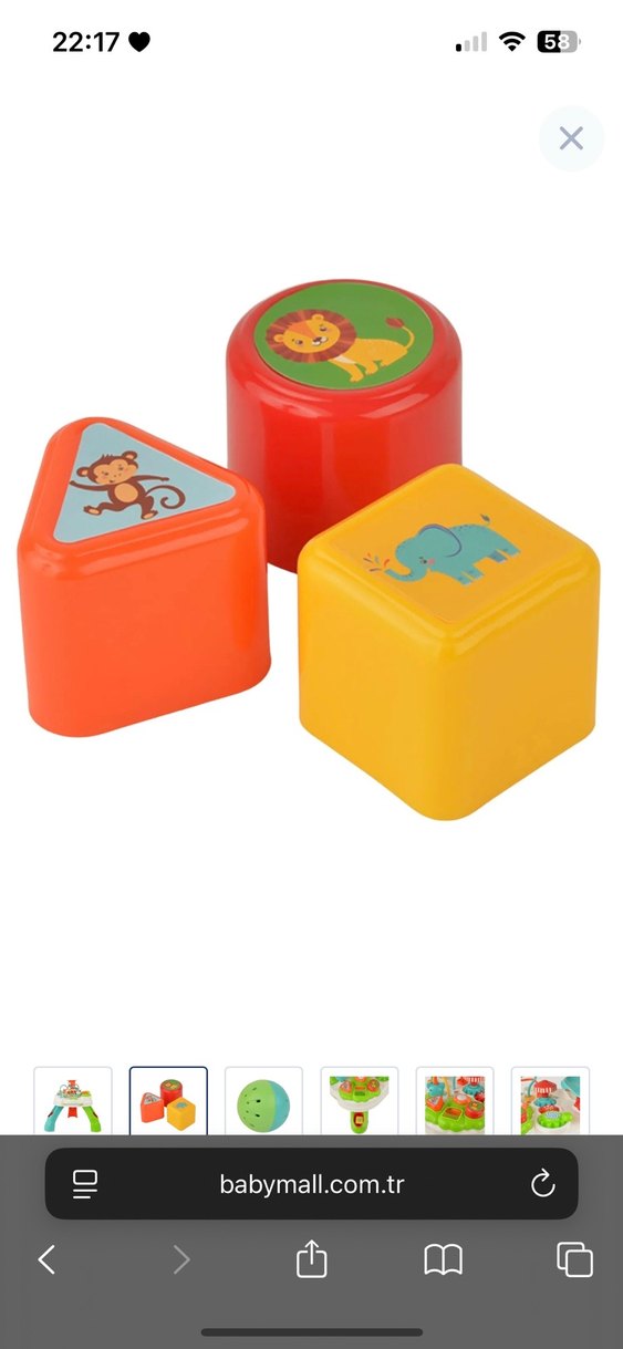 Renkli Eğitim Masası Oyuncak - Görsel 2