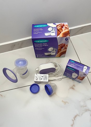 Lansinoh Elektrikli Göğüs Pompası ve Saklama Poşeti - Görsel 2