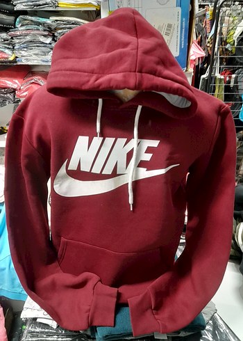 Nike Bordo Kapusonlu Sweatshirt