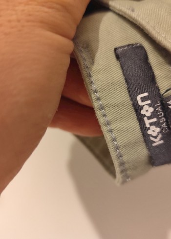 Yesil Regular Fit Keten Erkek Pantolon - Görsel 4