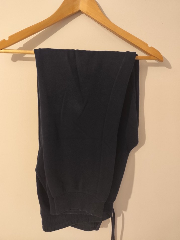 Mavi Rahat Kesim Erkek Eşofman Altı - Görsel 3