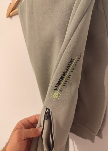 Fermuarlı Yesil Erkek Eşofman Altı - Görsel 2