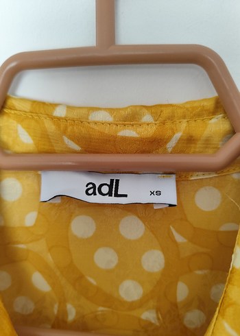 Sarı adL İpek Elbise - Görsel 2