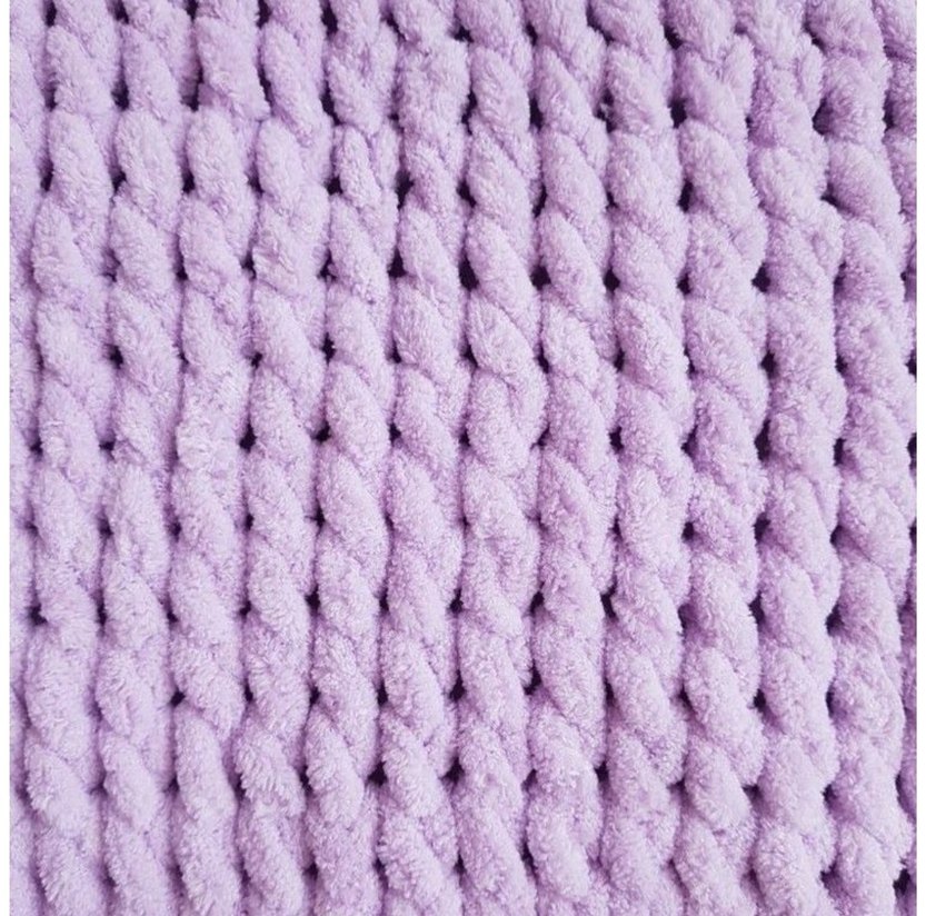 Çizgili Örgü Çocuk Battaniyesi - Görsel 3