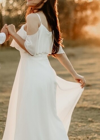 Zara Şifon elbise