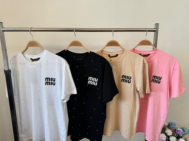 Miu Miu Miu miu pamuklu tişört