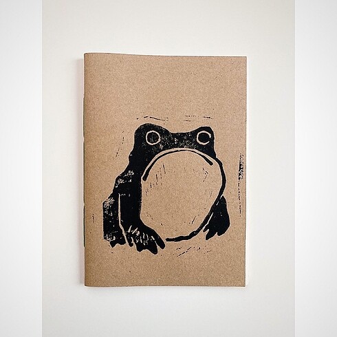 El yapimi kurbaga defter