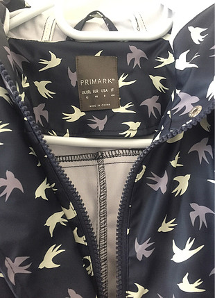 Primark Lacivert yağmurluk 