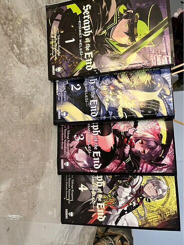  Beden Renk Seraph of the end 4lü seti
