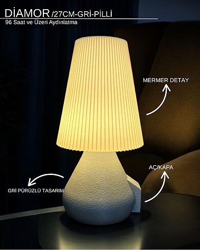 DIAMOR GRİ 27 CM