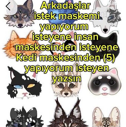 Bunlar dışında isteyenler yazsın bana almayacaksanız kesin bilgi
