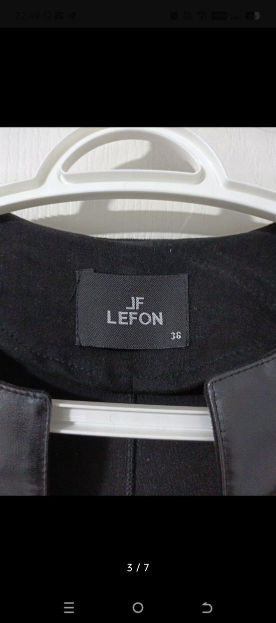 Siyah Süet Püsküllü Uzun Kadın Ceket - Görsel 3