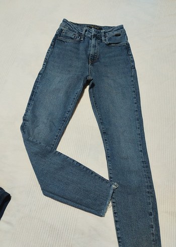 xs Beden mavi Renk Kadın Mavi Skinny Jeans Gold Serisi
