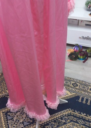 l Beden çeşitli Renk Pembe Uzun Kollu Bohem Kadın Sabahlık
