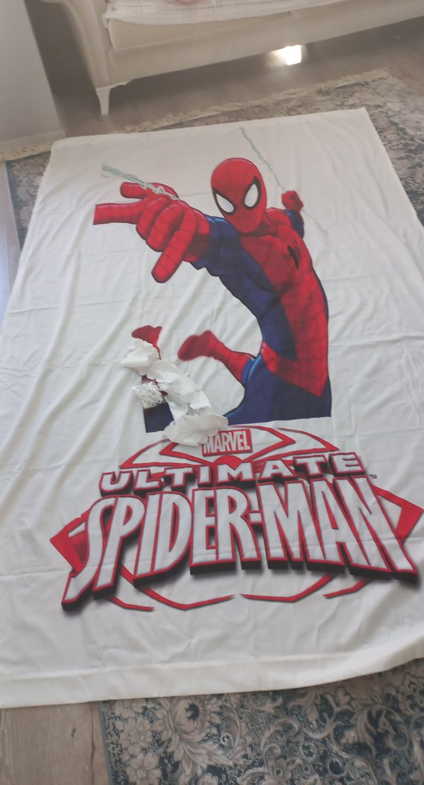 Renkli Baskılı Marvel Spider-Man Çocuk perdesi - Görsel 5