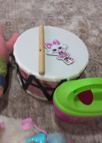 Pastel Pembe Oyuncak Bebek ve Peluş Seti - Görsel 11