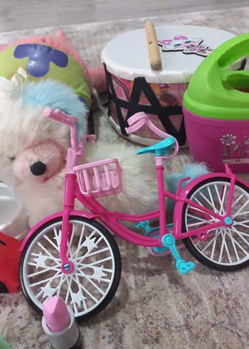 Pastel Pembe Oyuncak Bebek ve Peluş Seti - Görsel 10