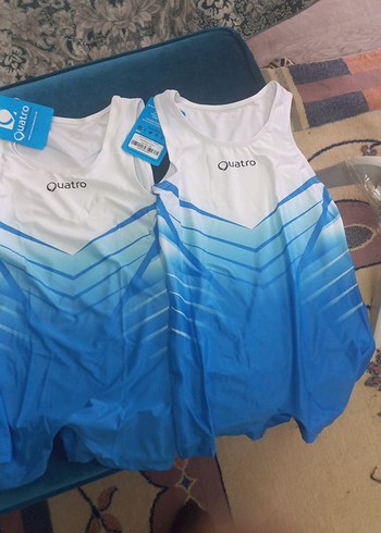 Mavi Straplez Kısa Tulum - Quatro - Görsel 11