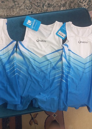 Mavi Straplez Kısa Tulum - Quatro - Görsel 10