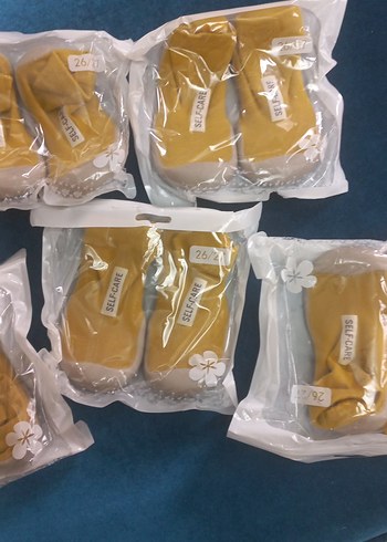 Sarı Cırtcırtlı Erkek Bebek Botu - Görsel 5