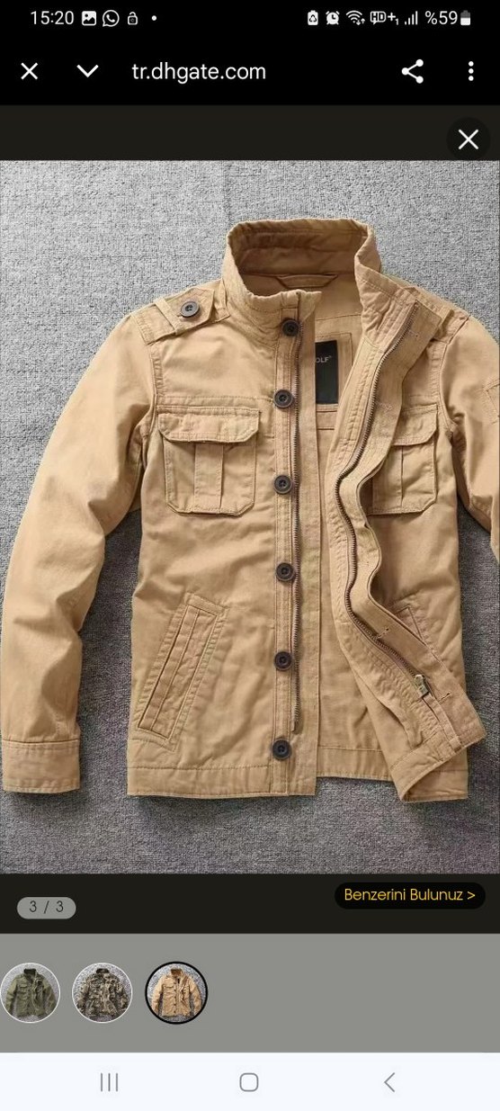 NITEX markası  Erkek kot Ceket - Görsel 3