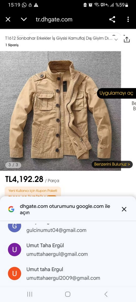 NITEX markası  Erkek kot Ceket - Görsel 4