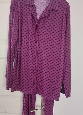 48 Beden Süet pijama takimi