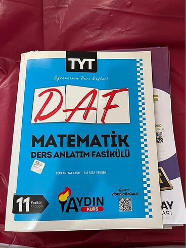 Aydın yayınları tyt matematik konu fasikulleri ve bilgi sarmal y