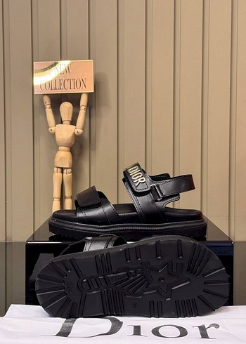 Dior Siyah Erkek Bantlı Terlik - Görsel 2