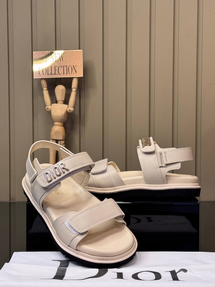 Dior Siyah Erkek Bantlı Terlik - Görsel 5