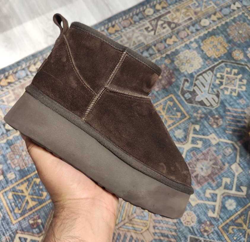 Bej Süet Kadın Dolgu Topuklu Bot platform - Görsel 2