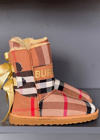 Renkli Kareli Kemerli Kadın Bot - Görsel 4