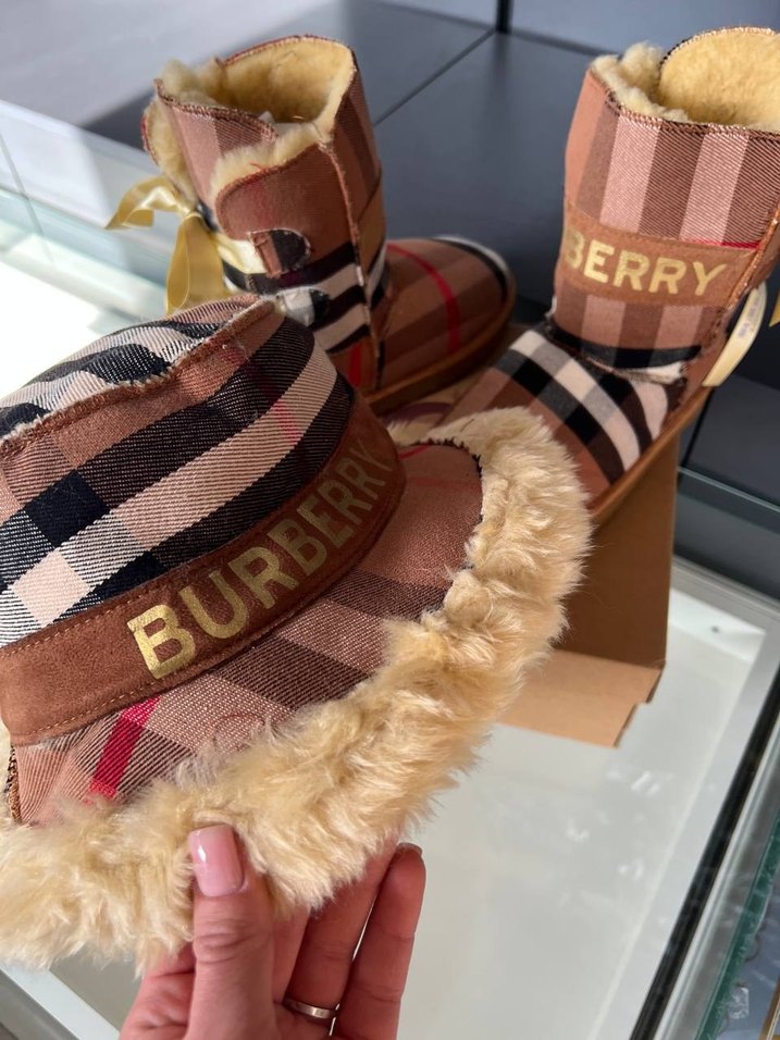 Renkli Kareli Kemerli Kadın Bot - Görsel 2