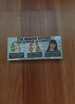 The Balm The balm the manizer sisters palet