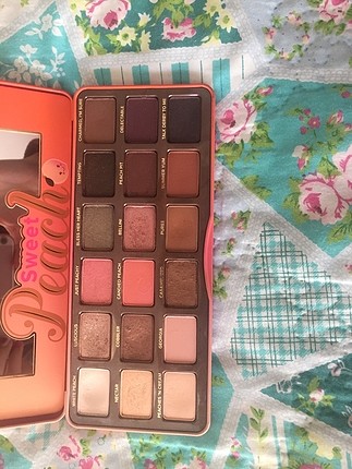  Beden çeşitli Renk Too faced sweet peach palet