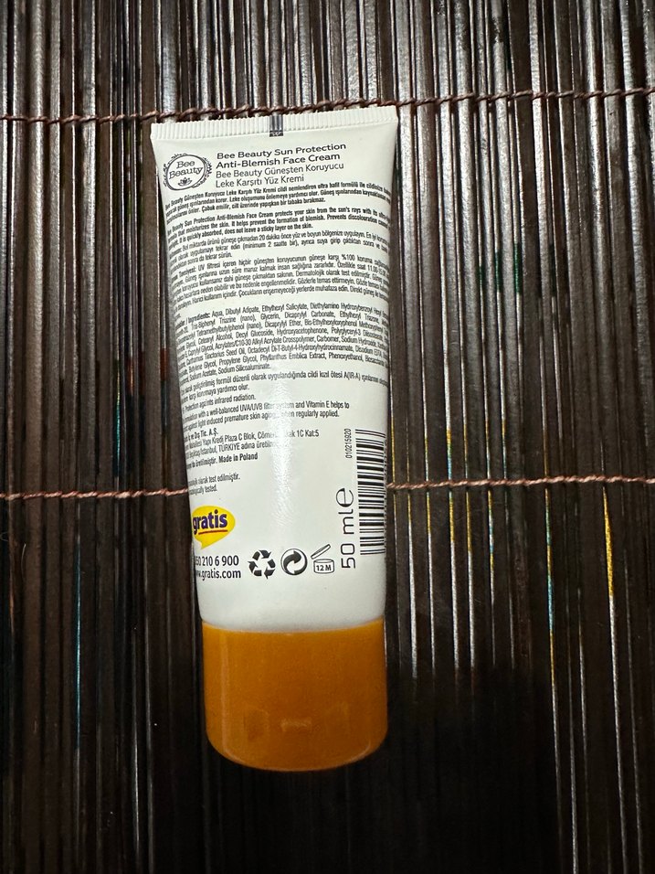 Bee Beauty SPF 50 Yüz Güneş Kremi 50 ml - Görsel 2