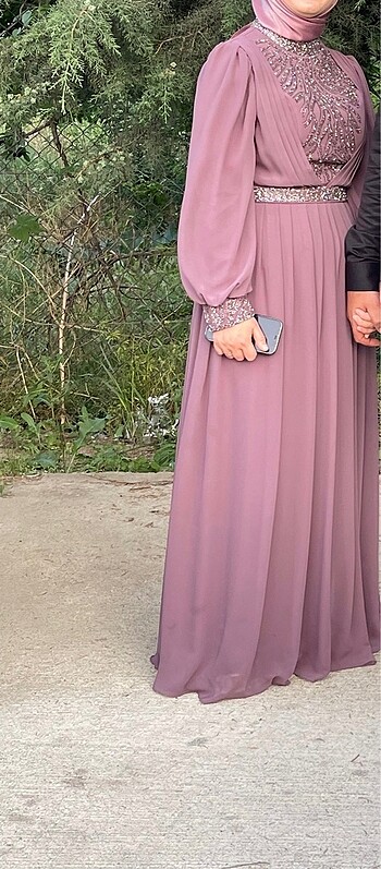 40 beden boncuk işlemeli türlü elbise